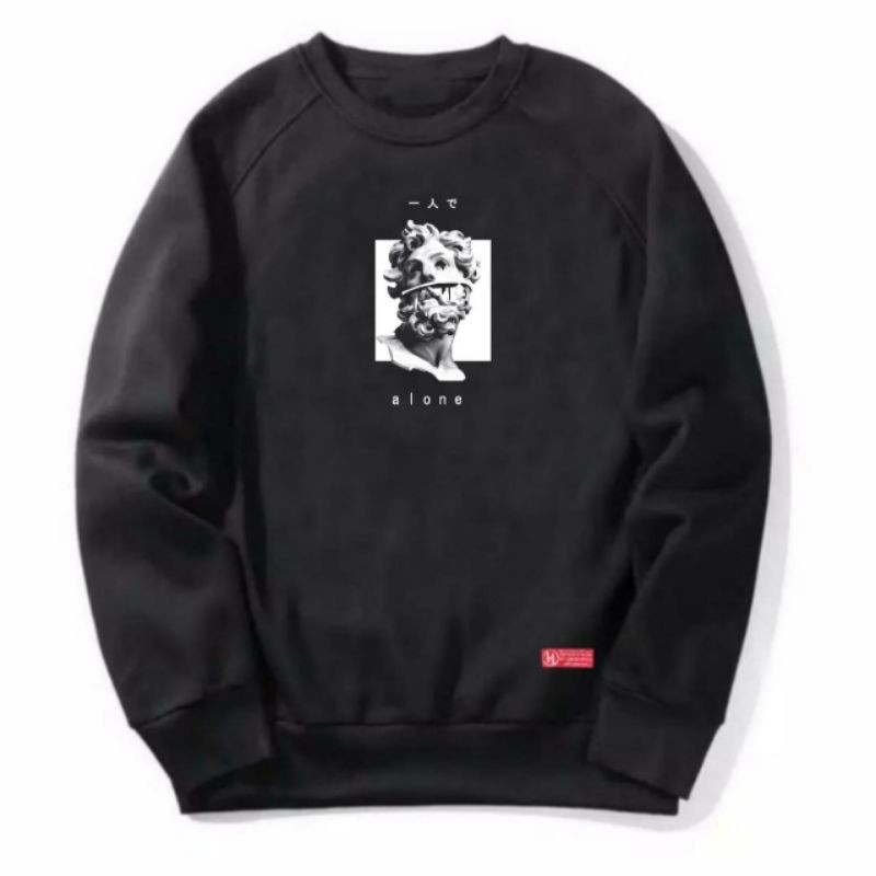 Sweater Pria Distro Original - Crewneck White Unisex Polo Bear Distro  - Crewneck Money talk-No.13