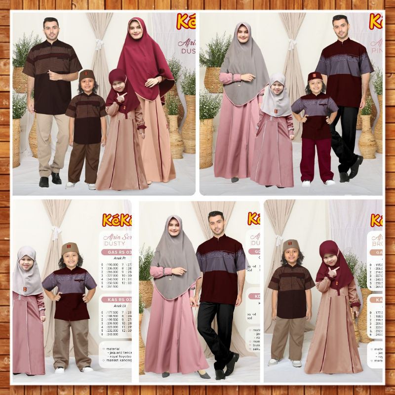 Terbaru Sarimbit Keluarga Brand KEKE 2021 Afrin Series (Disc 15%) / Couple Dress Ibu & anak