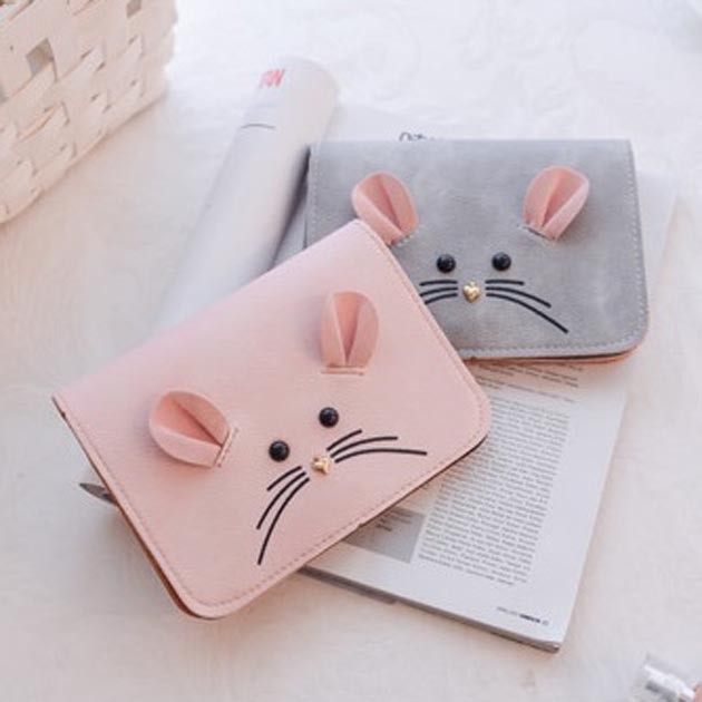 tas selempang tikus female purse cute mouse shoulder bag (1F4) bta108