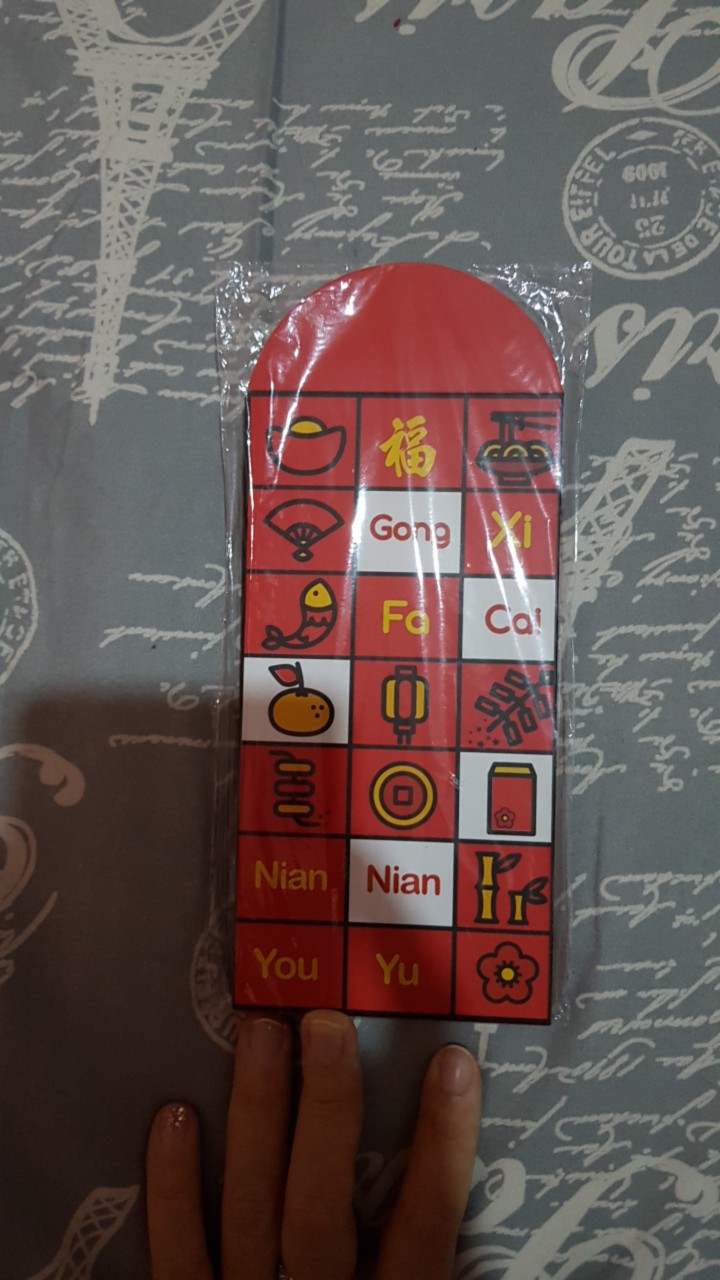 Angpao Imlek 2021 Shio Kerbau Ukuran  Panjang (uang Tidak Dilipat)