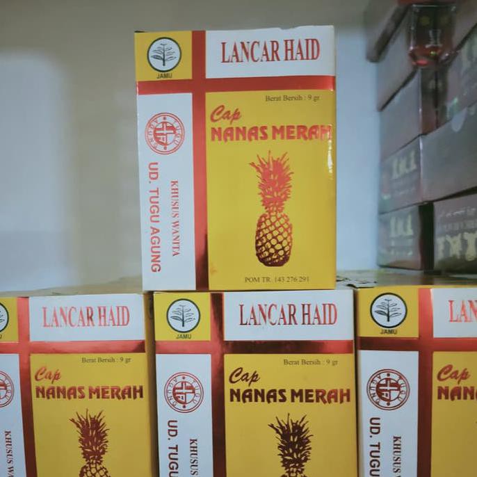 

Jamu NANAS MERAH, LANCAR HAID