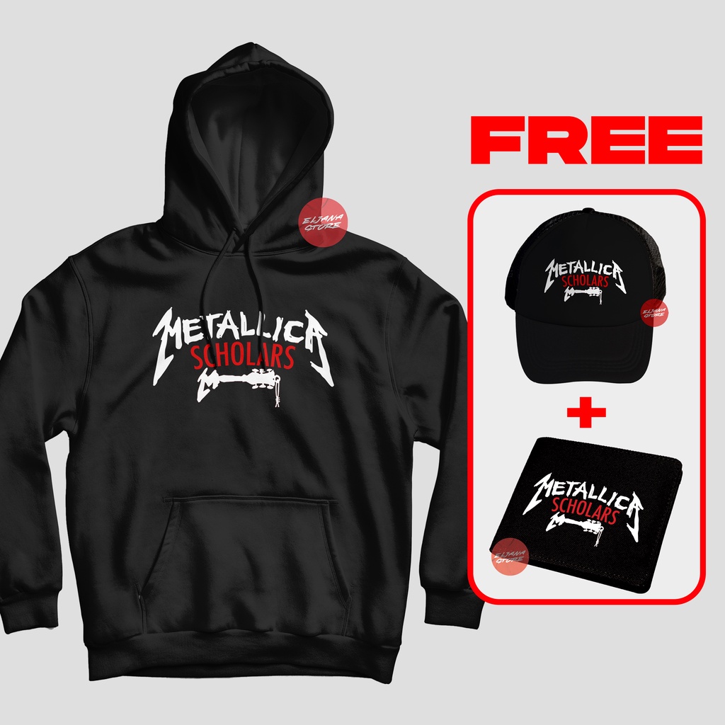 Metallica Scotlars / Topi Metallica / Hoodie Metallica / Dompet Metallica / Sweater Metallica / Paket Topi Hoodie Dompet Metallica / Topi Band / Hoodie Band / Dompet Band /