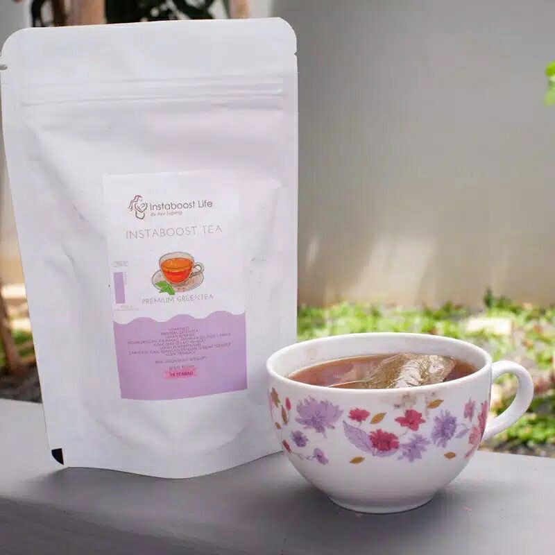 FREE GIFT [BISA COD] Insta boost Tea 15 days Teh Detox Diet Aman Busui Bumil (Kemasan Lama)