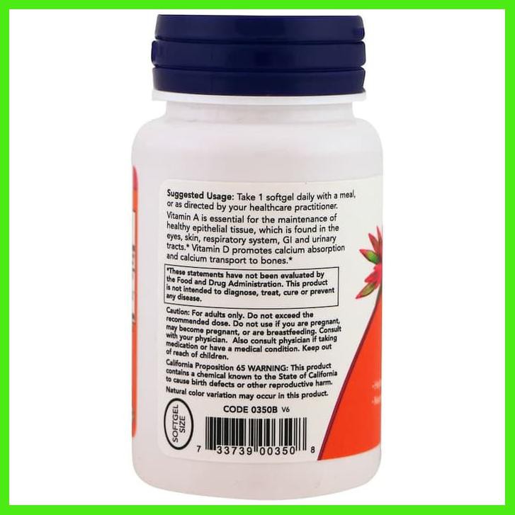 PROMO MURAH NOW VITAMIN A D 10000 & 400 UI ORI USA NOW VIT