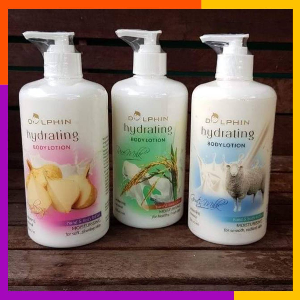 Dolphin Body Lotion Dolphin Hydrating Body lotion Kemasan 500ml Ori Sudah BPOM