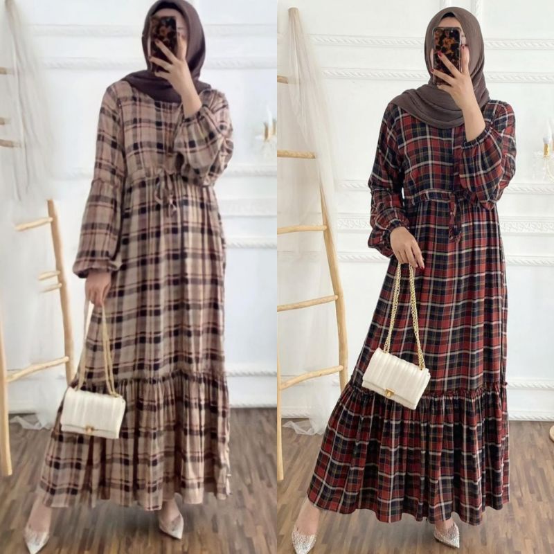 ASTRID MAXI DRESS RAYON ARMOR PREMIUM-1