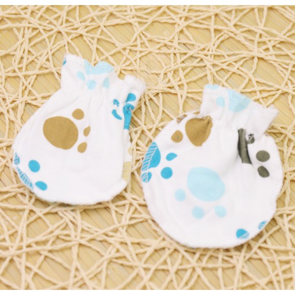 Sarung Tangan Bayi New Born Motif Unisex Bahan Katun Halus Import