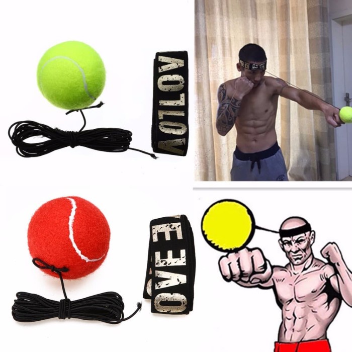 Boxing Reflex Ball Training Love - HC00408 - Yellow
