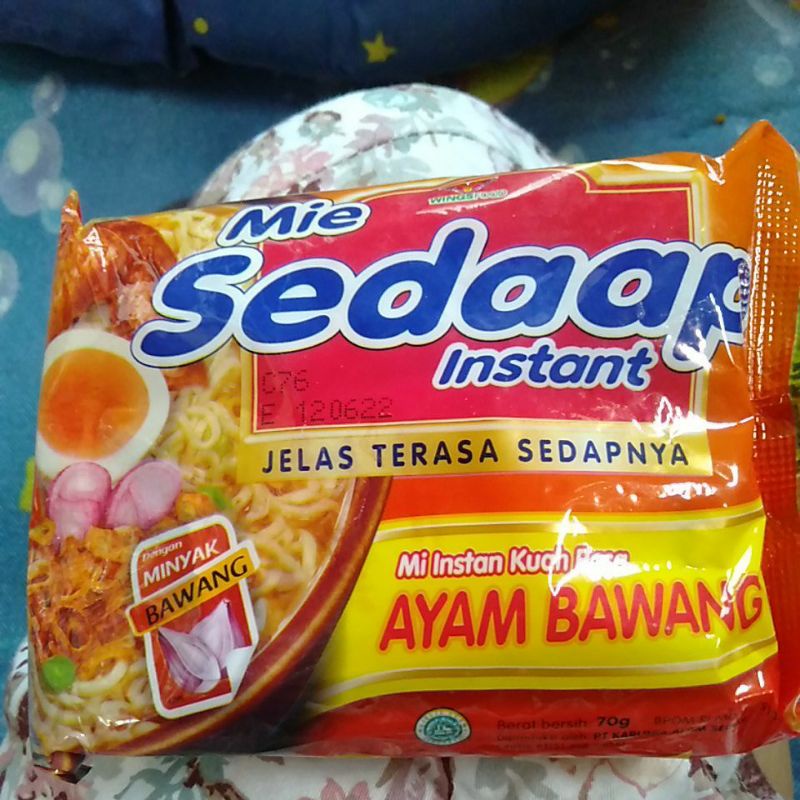 MIE SEDAAP INSTANT / MIE INSTANT KUAH RASA AYAM BAWANG