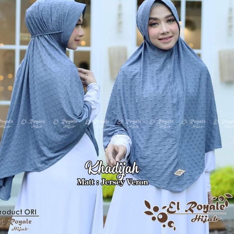 DRN.634763 ‣ HIJAB EL ROYALE KHODIJAH XL/Hijab Jumbo Original El Royale/Hijab Premium Jumbo El Royal