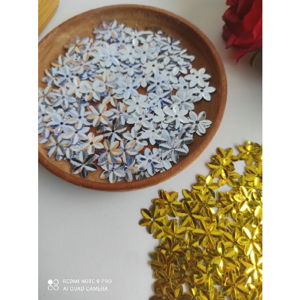 Ramboci borci payet 14mm bunga sakura warna