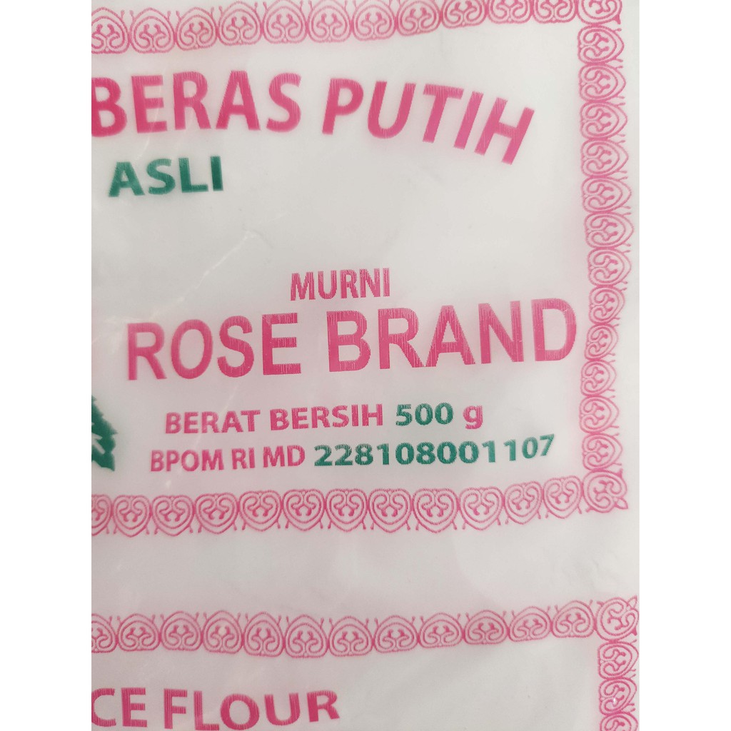 

HOT SALE TEPUNG BERAS MURNI ROSE BRAND 500 GR - ROSE BRAND RICE FLOUR HALAL MUI