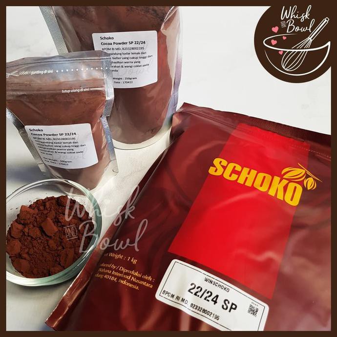 

Schoko Cocoa Powder Sp 22/24 Coklat Bubuk 1Kg Terlaris