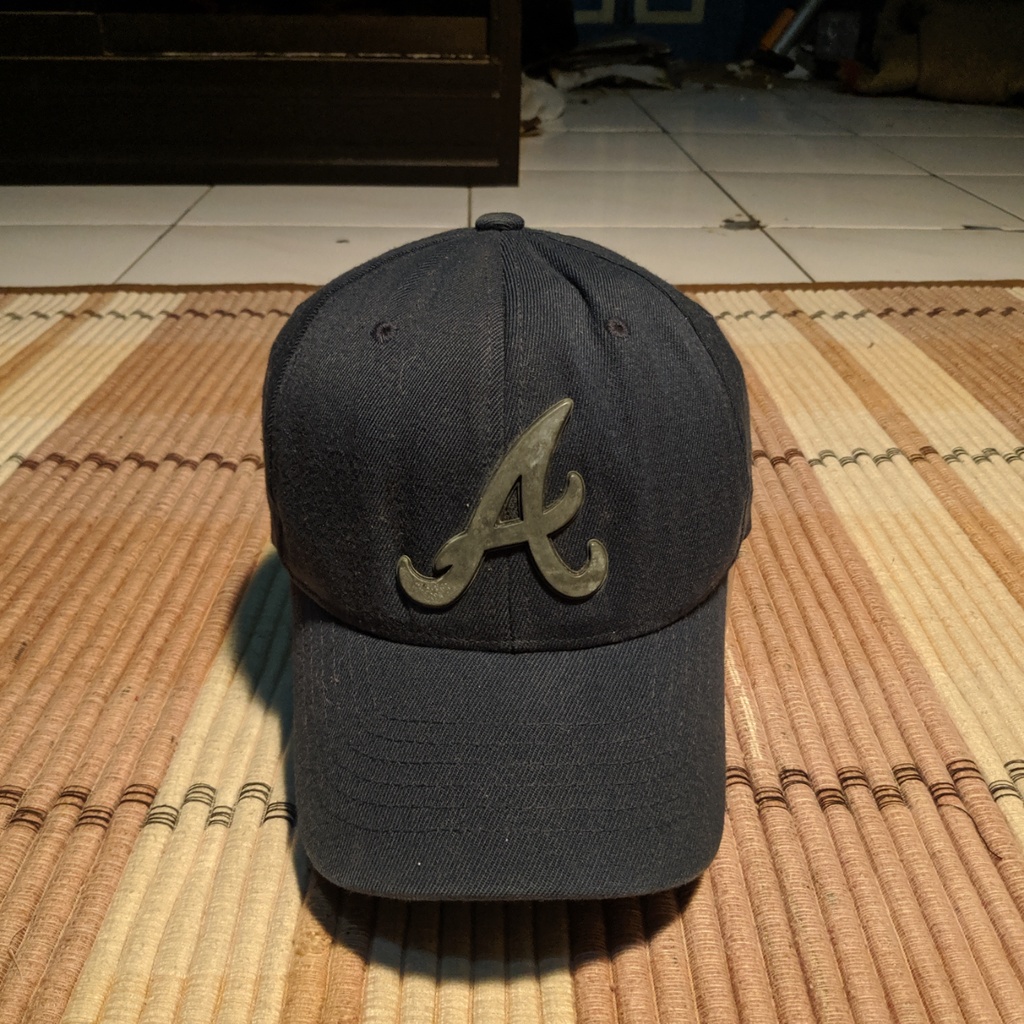 Topi MLB A Atlanta Braves Besi Baseball Cap Original Second Preloved