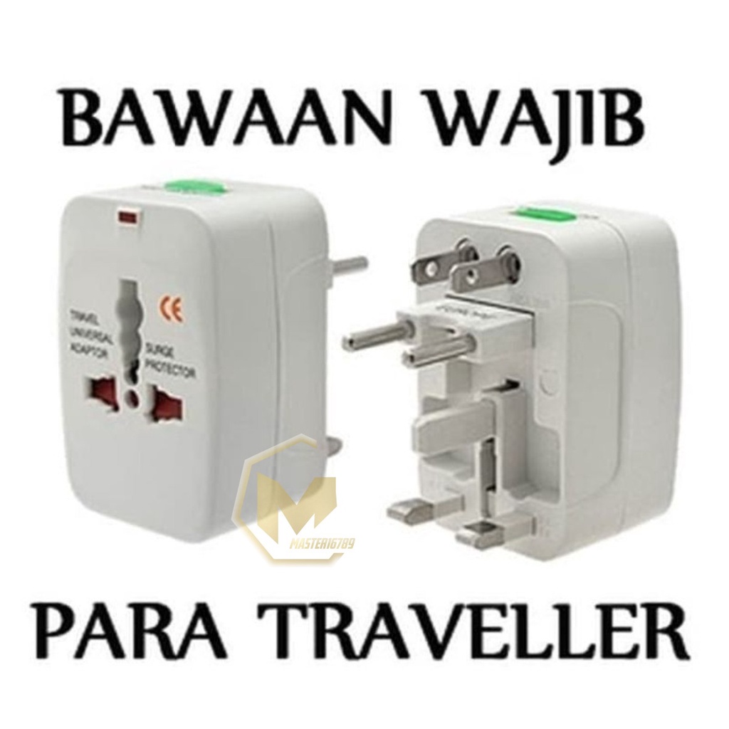 TRAVEL ADAPTOR INTERNASIONAL COLOKAN UNIVERSAL MA3579