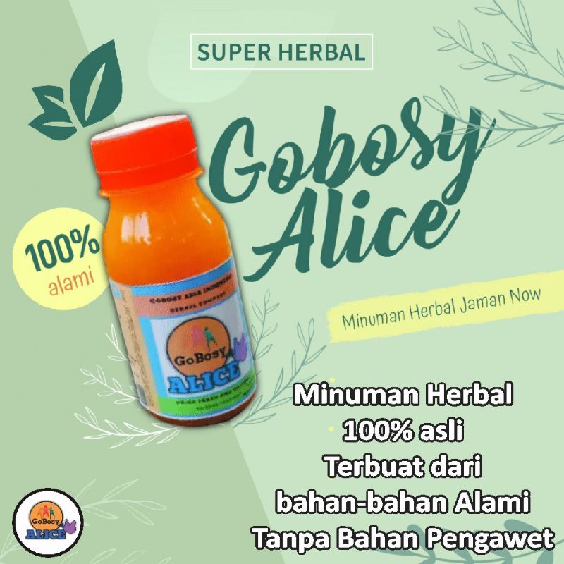 

herbal gobosy alice multikhasiat 15 botol free 1 botol