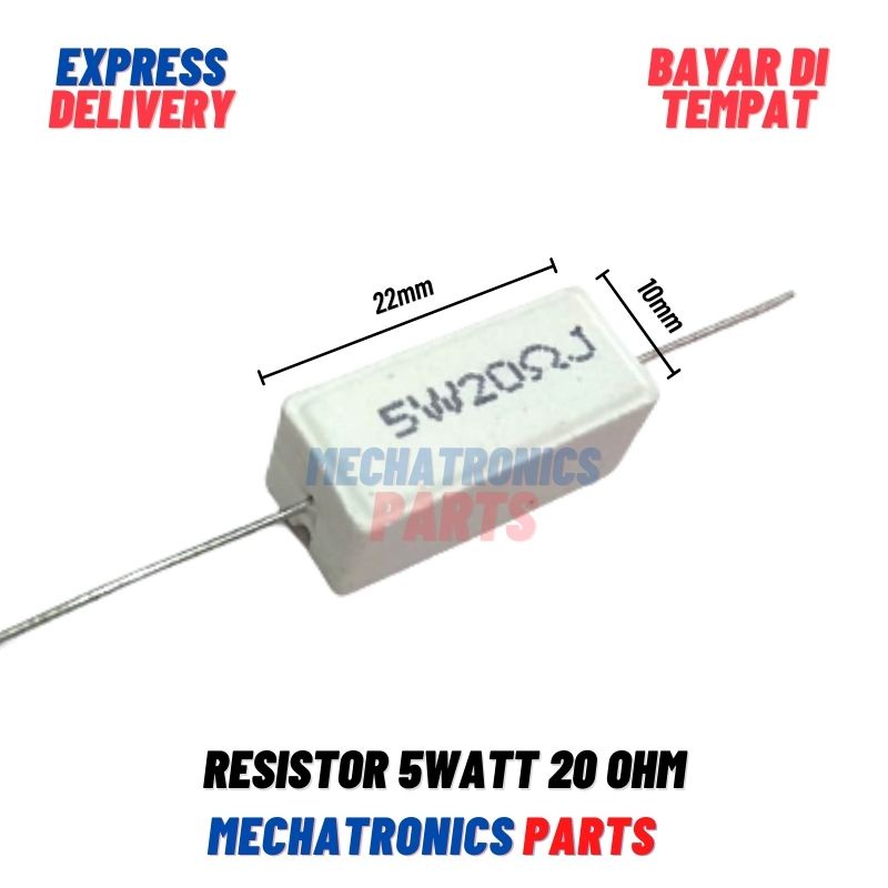 [PAS-9340] RESISTOR 5WATT 20OHM