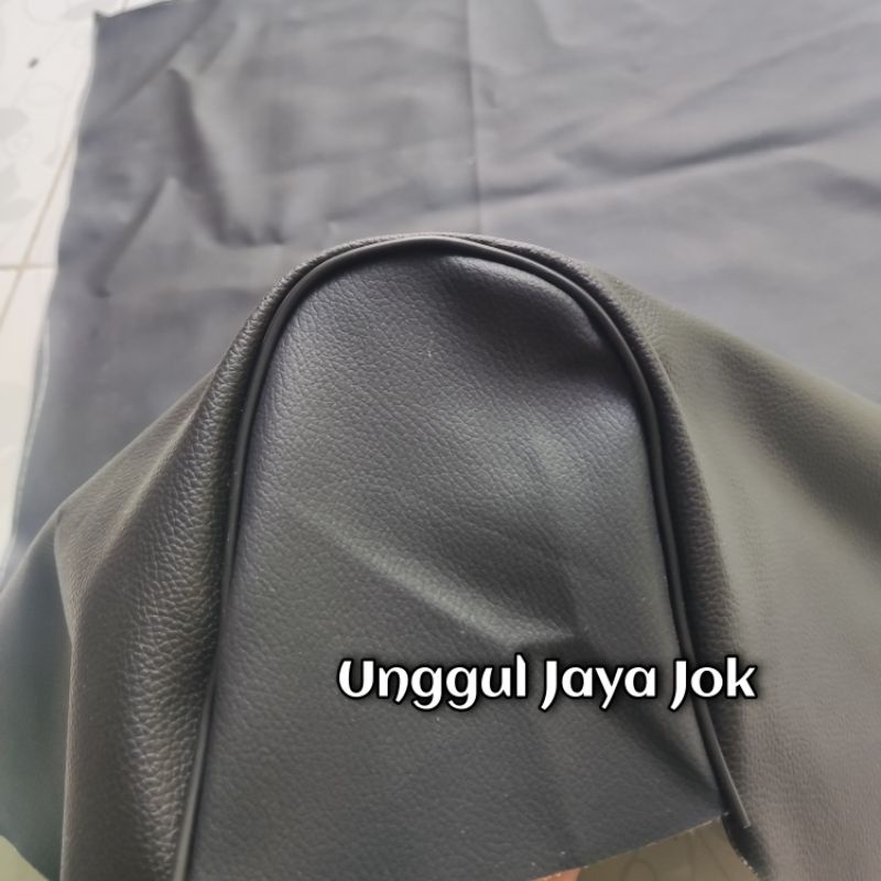 Sarung Kulit Cover Jok Motor Yamaha Mio Smile Mio Sporty Hitam Polos