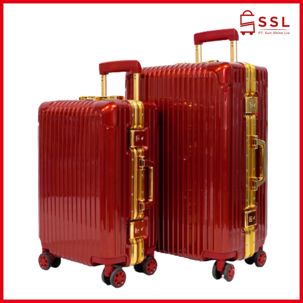 Koper 20 Inch / Koper Premium / Koper Cabin / Koper Import / TSA Lock / Aluminium Frame / Koper Naples T088 Series / Koper Bagasi Suitcase Luggage