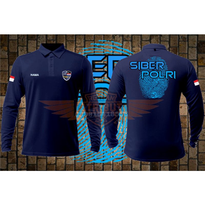 kaos polo siber polri/ kaos wangki siber polri/ kaos berkerah siber polri/ kaos polo polri