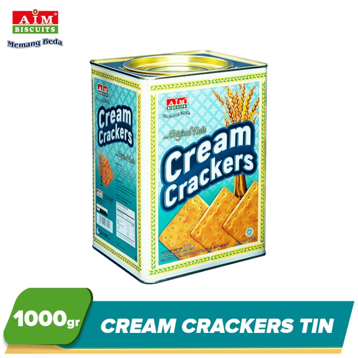 

504Omekho Aim Cream Crackers Tin 1000G Jy60Jhh