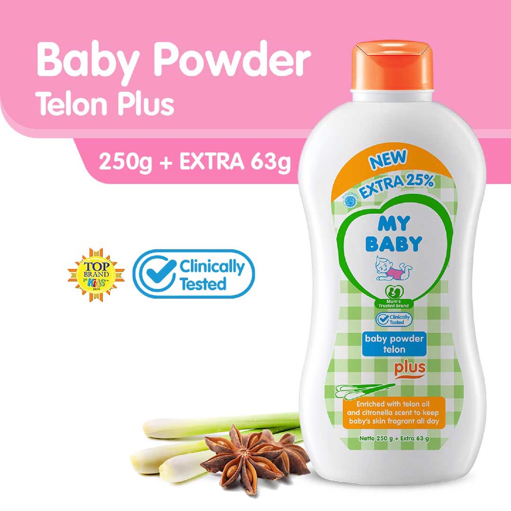 My Baby Powder Extra Bedak Bayi Bedak Tabur