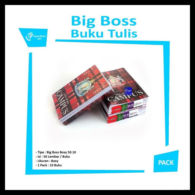 

SALE BIG BOSS BUKU TULIS 50 - PERPACK SALE