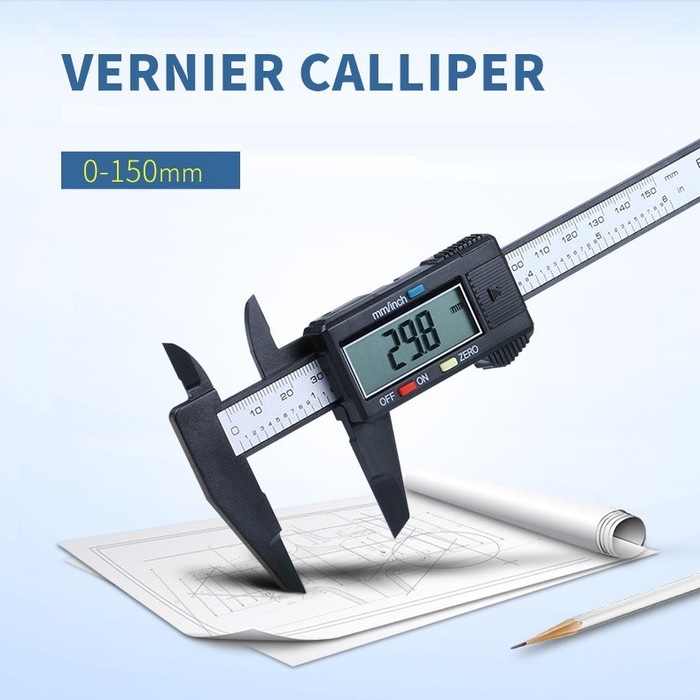 

Digital Vernier Caliper, Jangka Sorong, Sketmat