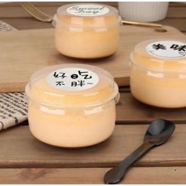 Puding Cup Puding Dessert Cup Jelly Dessert Puding Ice Cream Gelas Cup