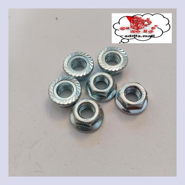 Vhshmic Mur Topi 10 M6 Flange Nut 9Rjuaes