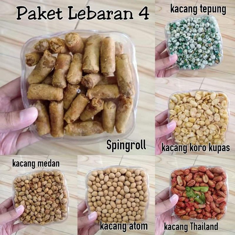 Paket kue Lebaran murah / kue kering / kuker / nastar / home Made rasa enak by zellshop