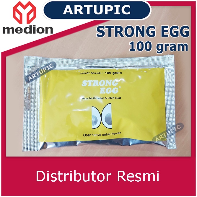 Strong Egg 100 gram Vitamin Peningkat Berat Telur Produksi Ayam Unggas Petelur