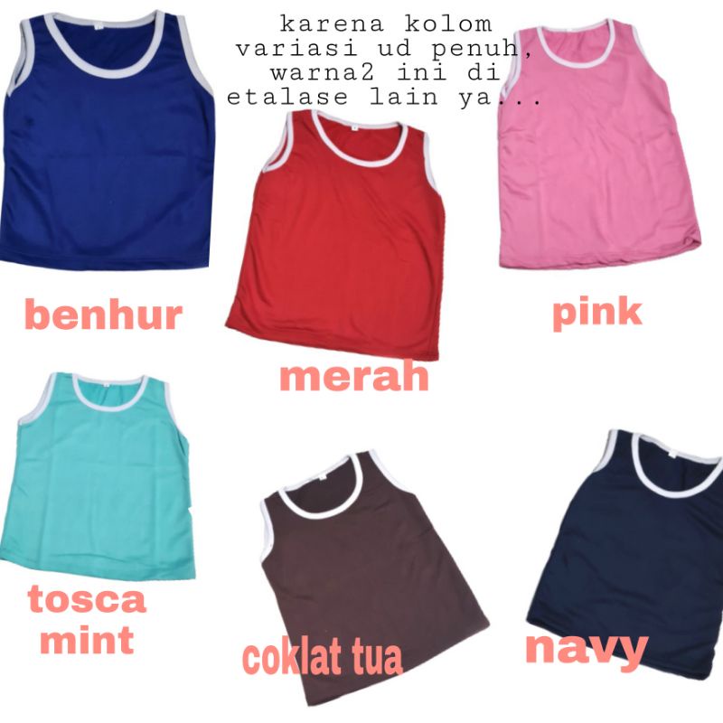 LIGIMI KIDS Tank Top / Singlet Anak Anak usia 1- 6 tahun