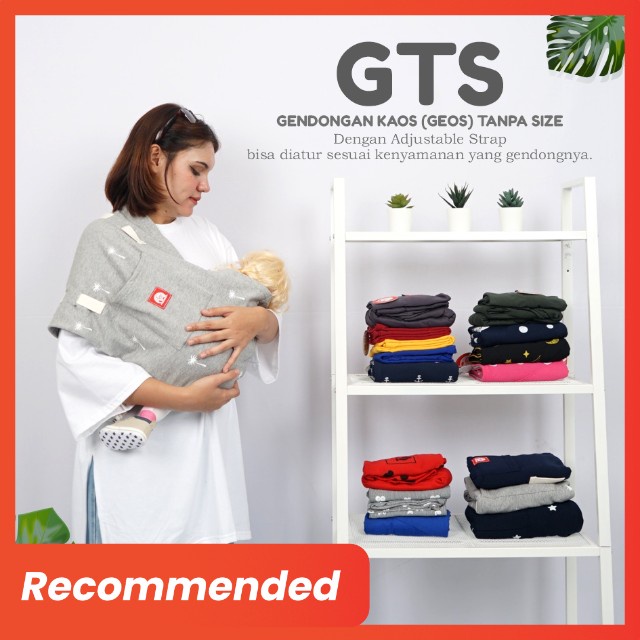 Cimo Gendongan Bayi Geos Tanpa Size Adjustable