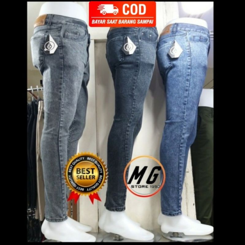 CELANA JEANS PANJANG SLIM FIT PRIA LAKI LAKI