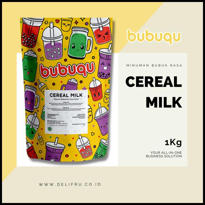 

Powder Drink Cereal Milk Bubuqu - Bubuk Minuman Sereal Susu