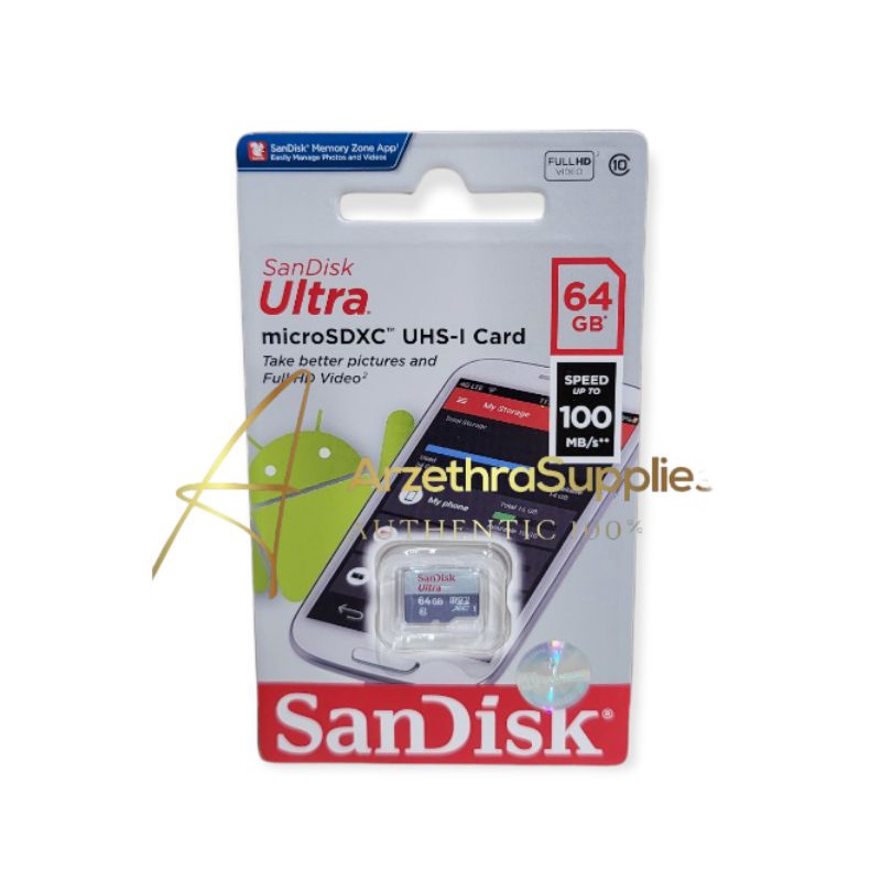 Sandisk Micro SDXC 100MB 64GB