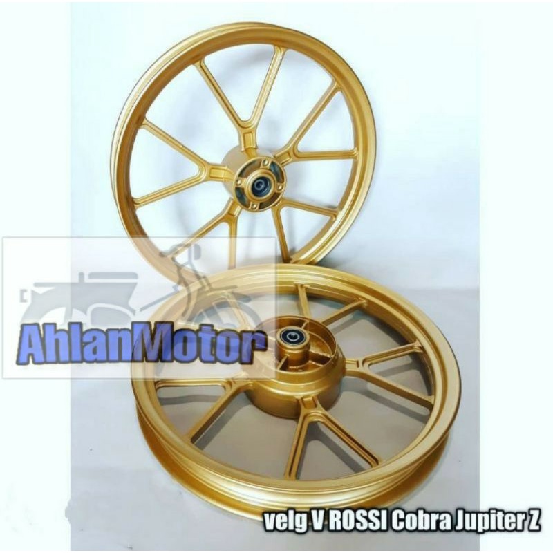 Velg Venom Jupiter Z &Mx Depan+Belakang 160×185-17 "Gold"/Velg Jupiter Mx Balok/Velg Jupiter Z balok