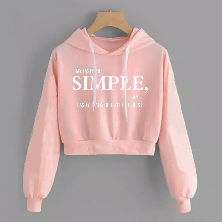 Bess - Sweater Hoodie Crop SIMPLE