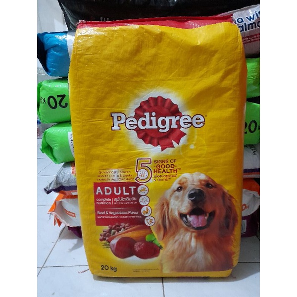 Grab/Gojek Makanan Anjing Pedigree Beef 20kg