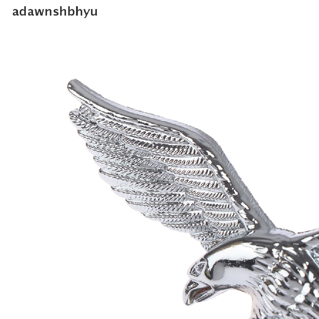 Adawnshbhyu Penutup Depan Mobil Chrome Kap Ornamen Lencana 3D Emblem Angel Eagle Untuk Mobil Otomatis