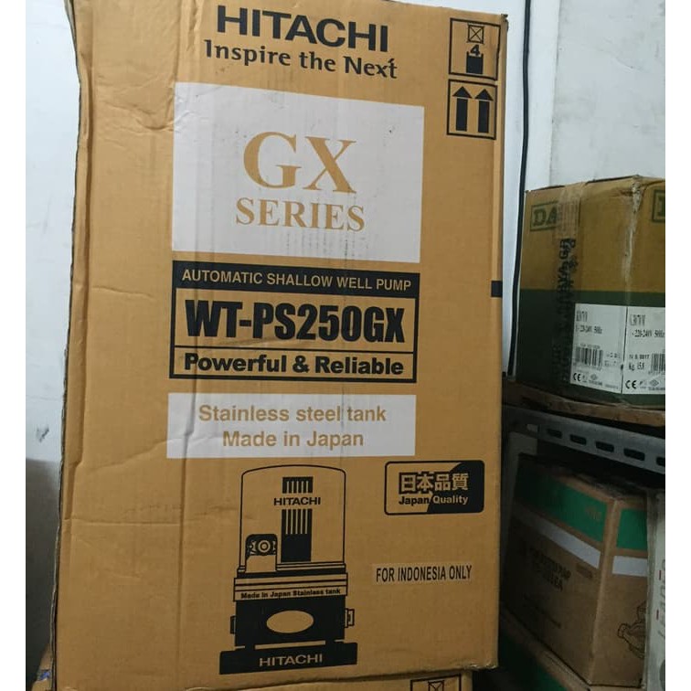 pompa air hitachi wtps 250 gx MURAH WTPS 250 GX WTPS-250GX WTPS250GX body stainless