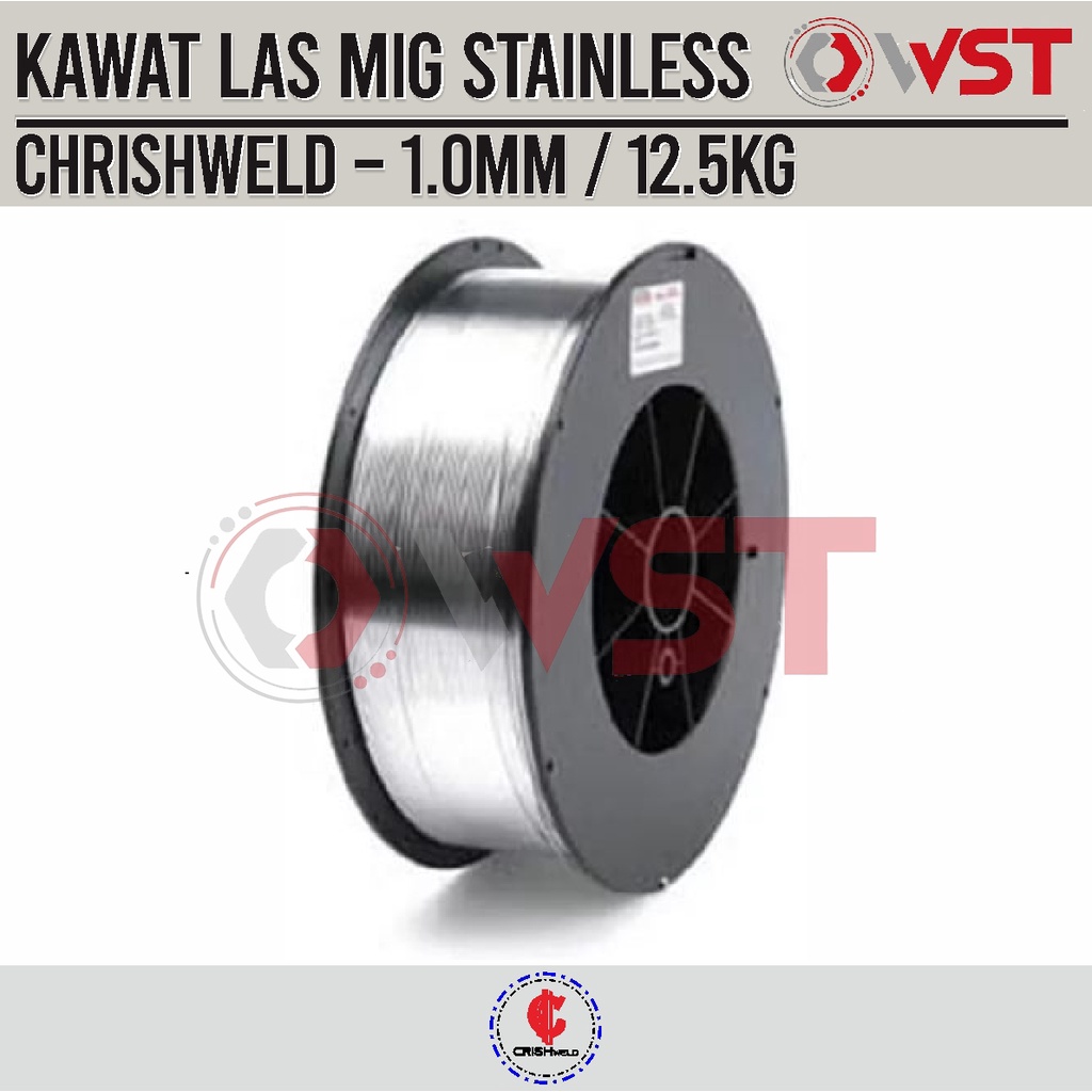 Kawat Las Mig Stainless 1mm 12.5KG / ER308L 1 mm Kawat Mig Roll