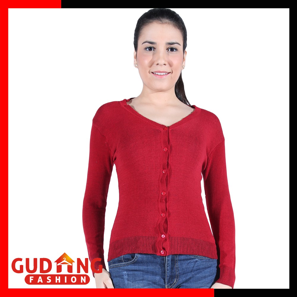Cardigan Rajut Lengan Panjang Wanita CARW 59