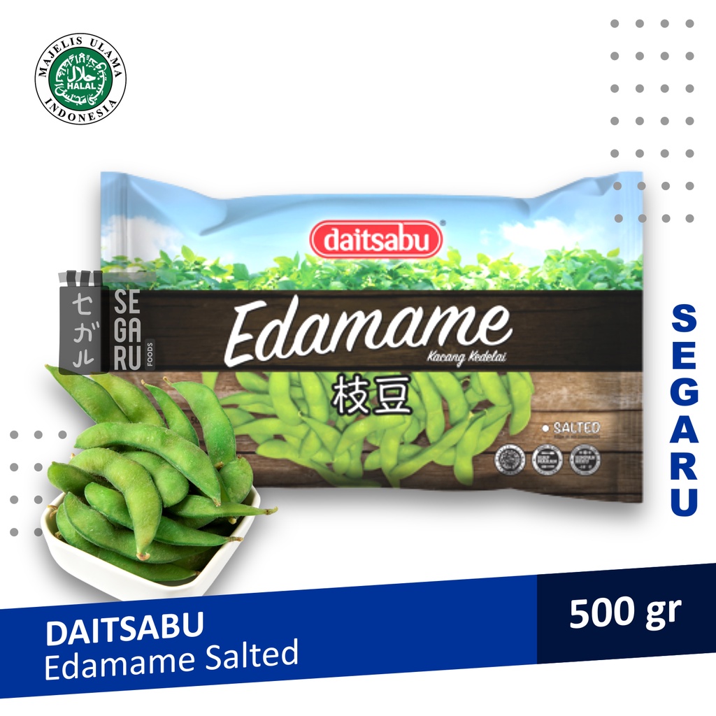 DAITSABU Edamame Kacang Kedelai Jepang Halal 500gr