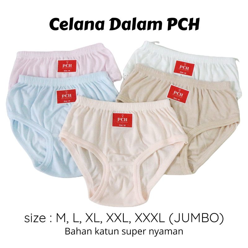 CELANA DALAM JUMBO WANITA LUSINAN/ CD JUMBO / CD BUMIL / CD XXXL PCH