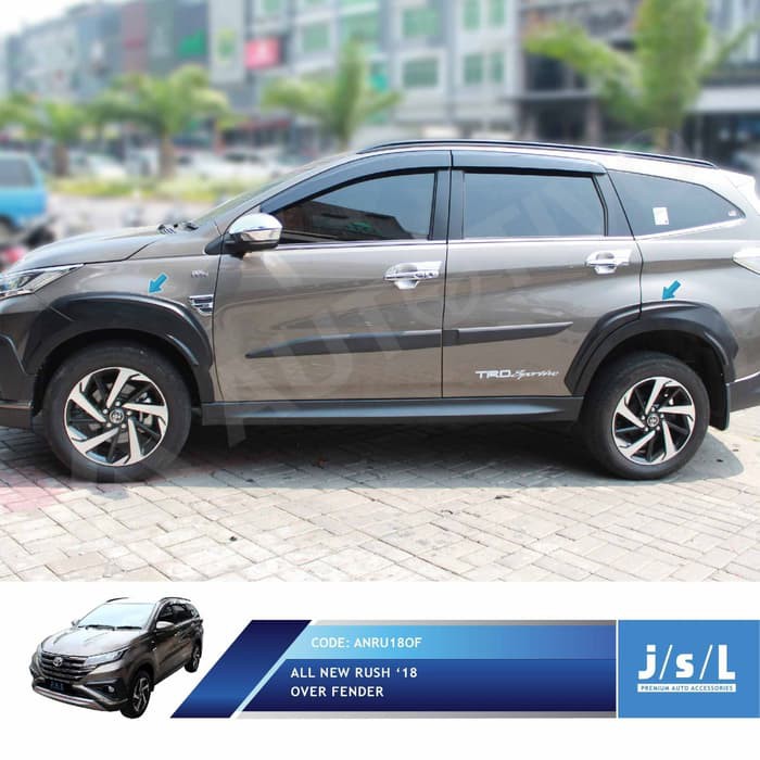 All New Rush Terios 2018 2019 2020 2021 2021 2022 Aksesoris JSL Over Fender Overfender