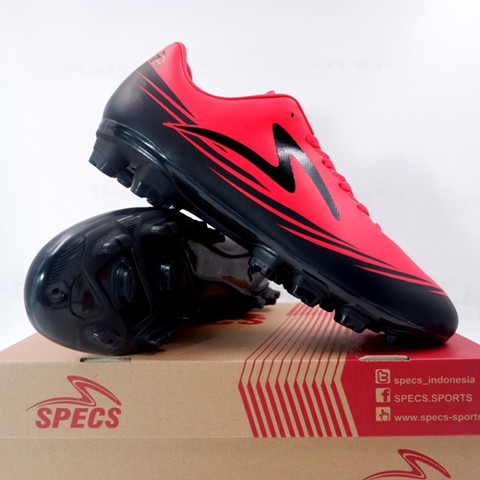 Sepatu Bola Specs Sparta FG Emperor Red Black 101121 Original BNIB