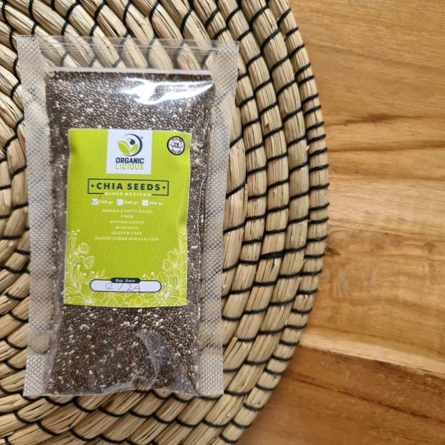 

Black ChIA SeeD Organic PERU/CHIA SEED organik/CHIASEEDS 100 gr