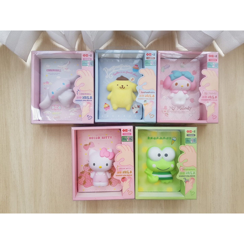 

buku diary squishy ukuran kecil 11x15cm